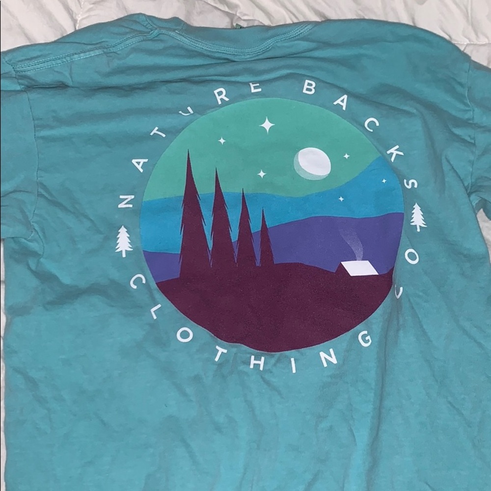 Long sleeve nature back shirt!